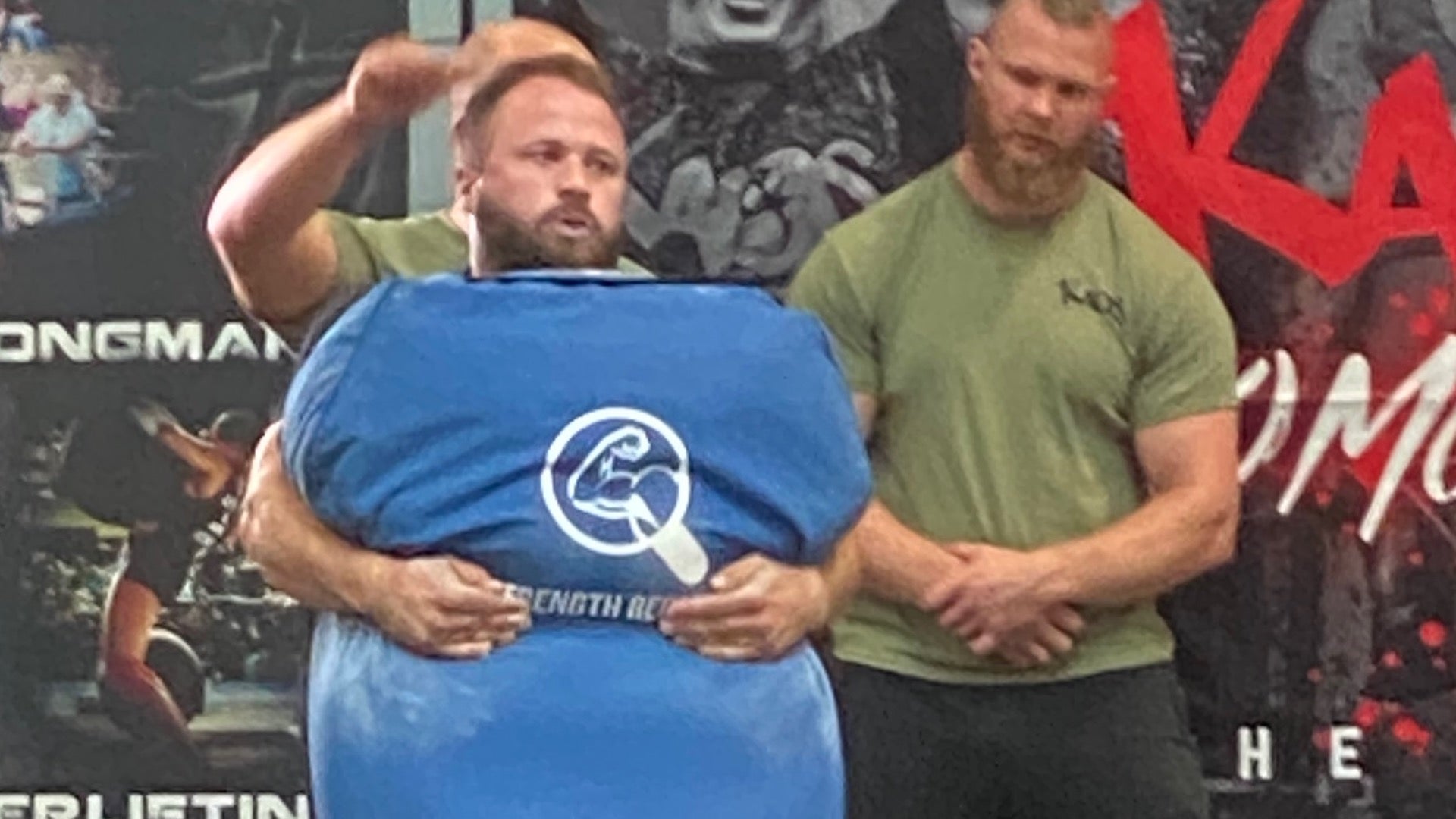 Mark Cummins with Husafell Sandbag